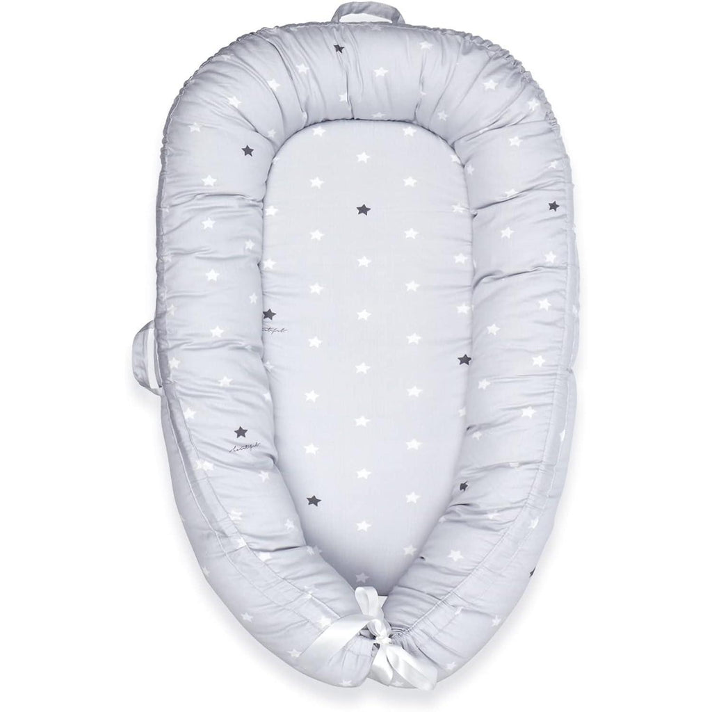 Newborn Baby Nest Sleeper, Portable Co-Sleeping Nest for 0-12 Months, Adjustable Baby Lounger with Breathable Cotton Cover, Lightweight Travel Baby Bed, Ideal Baby Gift [Plus A Free Gift]