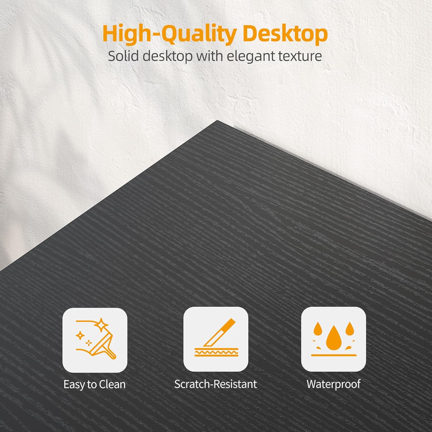 Small L Shaped Desk - 100x70cm Gaming Corner Computer Desk Writing Table, Reversible Large Storage Shelves, Bookshelf Workstation for Study Play Work Home Office Black