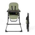 Ultra‑Slim Flip‑Fold Highchair with Super‑Quick Compact Fold, Removable Tray & Wipe‑Clean Cover, 5‑Point Harness, and Footrest – The Perfect Space‑Saving Dining Seat for Babies up to 15kg
