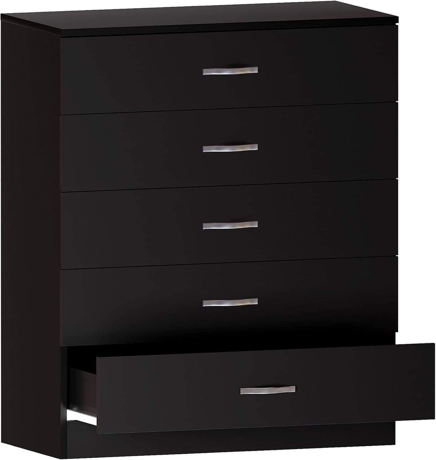 5 Drawer Chest of Drawers, Metal Handles and Runners, Anti-Bowing Drawer Support, Bedroom, Nursery Furniture,
