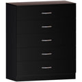 5 Drawer Chest of Drawers, Metal Handles and Runners, Anti-Bowing Drawer Support, Bedroom, Nursery Furniture,