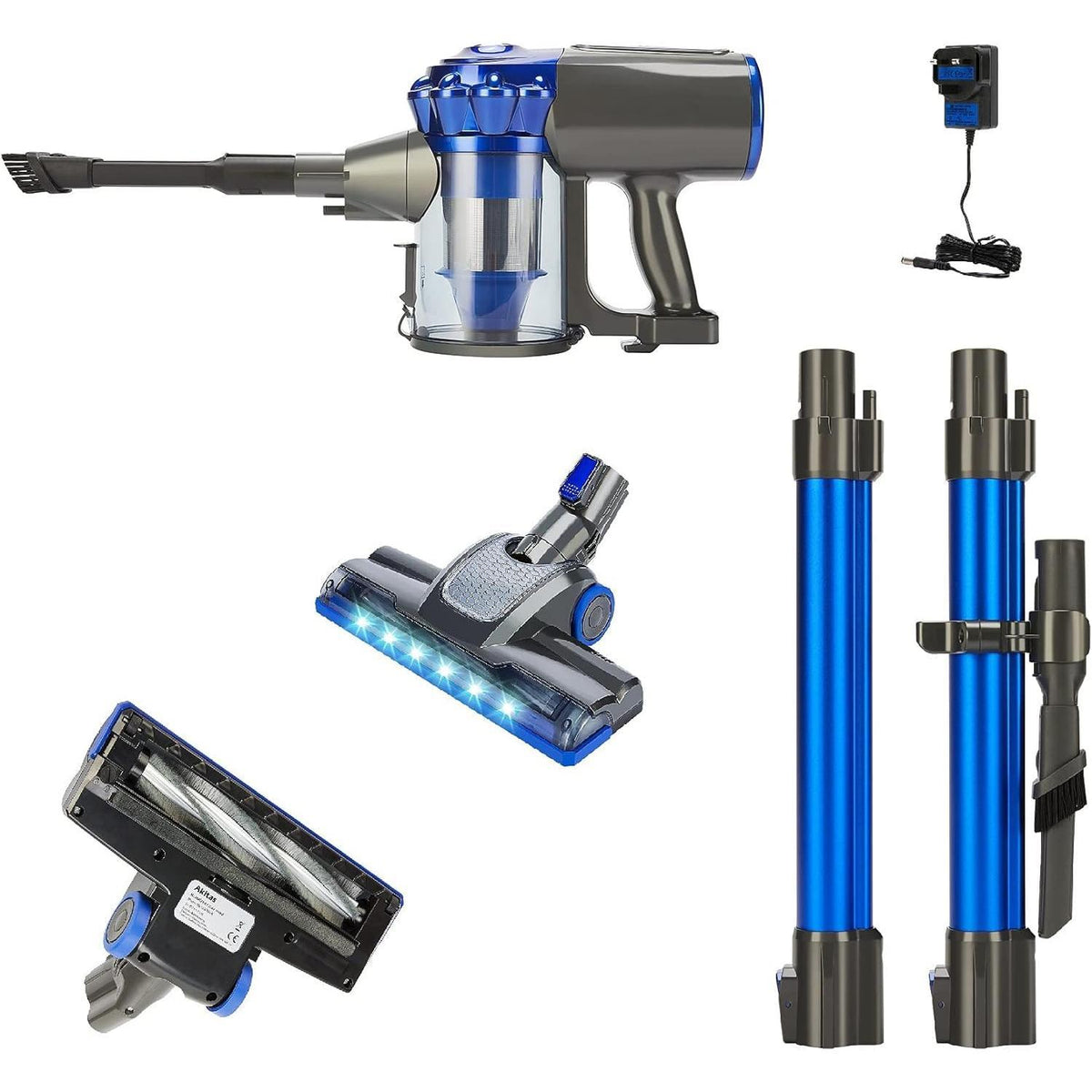 Cordless Vacuum Cleaner Upright Handheld Stick Lightweight Rechargeable Lithium Battery Good for Carpet, Pet Hair (AKV8). Plus A Complimentary Gift