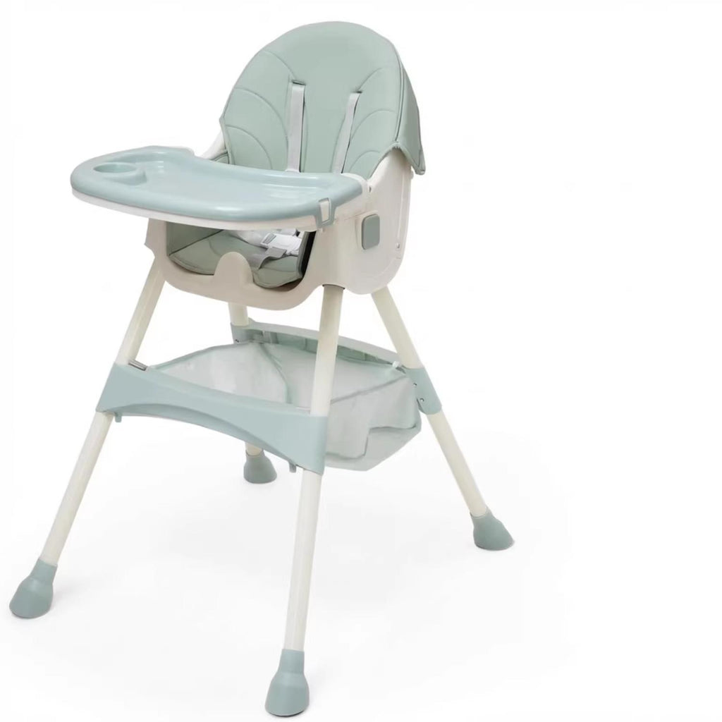 5 in 1 Convertible Baby High Chair, Foldable Portable Infant Chair with Adjustable Height and 3 Position Reclining Backrest, Sturdy Travel Friendly Toddler Seat [Plus A Free Gift]