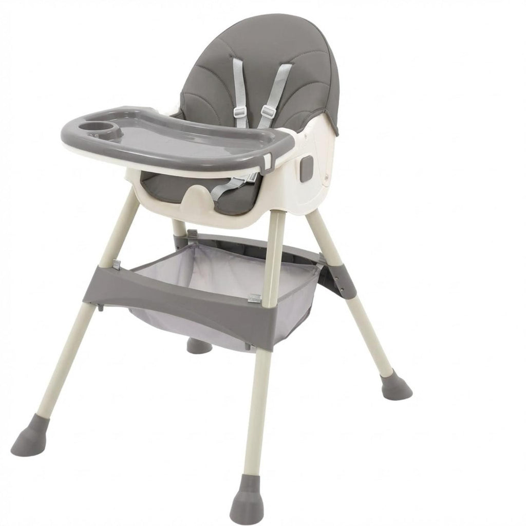 5 in 1 Convertible Baby High Chair, Foldable Portable Infant Chair with Adjustable Height and 3 Position Reclining Backrest, Sturdy Travel Friendly Toddler Seat [Plus A Free Gift]