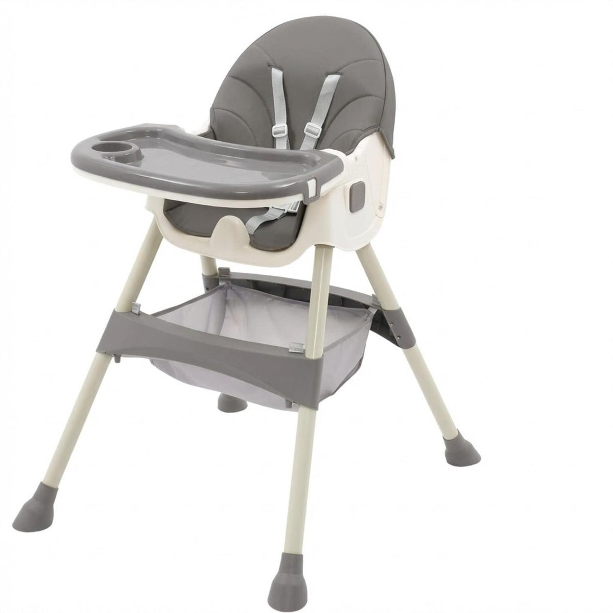 5 in 1 Convertible Baby High Chair, Foldable Portable Infant Chair with Adjustable Height and 3 Position Reclining Backrest, Sturdy Travel Friendly Toddler Seat [Plus A Free Gift]