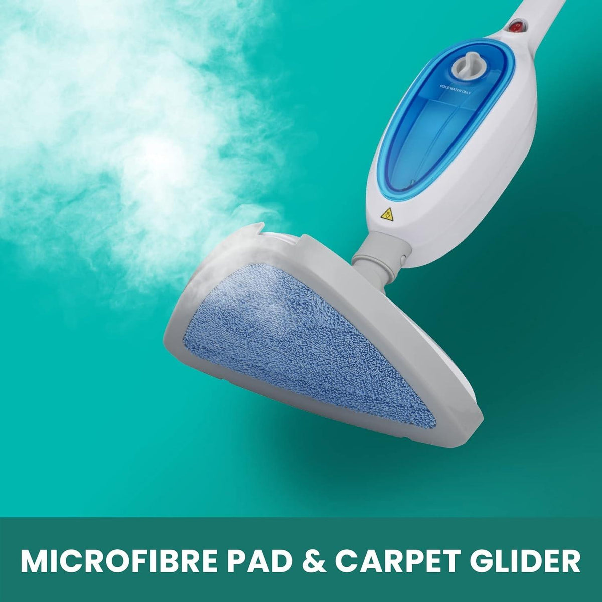 【NS】10-in-1 Multifunction Upright Steam Cleaner Mop | Kills 99.9% of Bacteria | Steamer For Cleaning Hard Floors, Carpets, Bathroom, Kitchen, Windows, Garments & Upholstery | 6m Power Cord