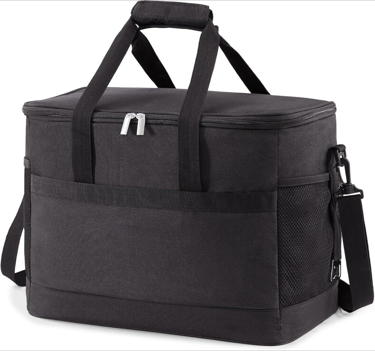 Soft Cooler Bag with Hard Liner, Large Insulated Picnic Lunch Bag Box Soft-Sided Cooling Bag for Camping/BBQ/Family Outdoor Activities