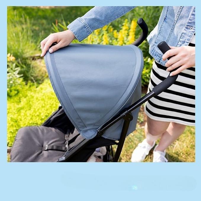 Lightweight Compact Baby Stroller, 6.6KG Travel Pushchair for Newborn To 3 Years Old (0‑15kg), Quick Fold Stroller with 2‑Position Reclining Seat & Adjustable Calf Support, Portable Buggy for Daily Walks and Family Outdoor Travel