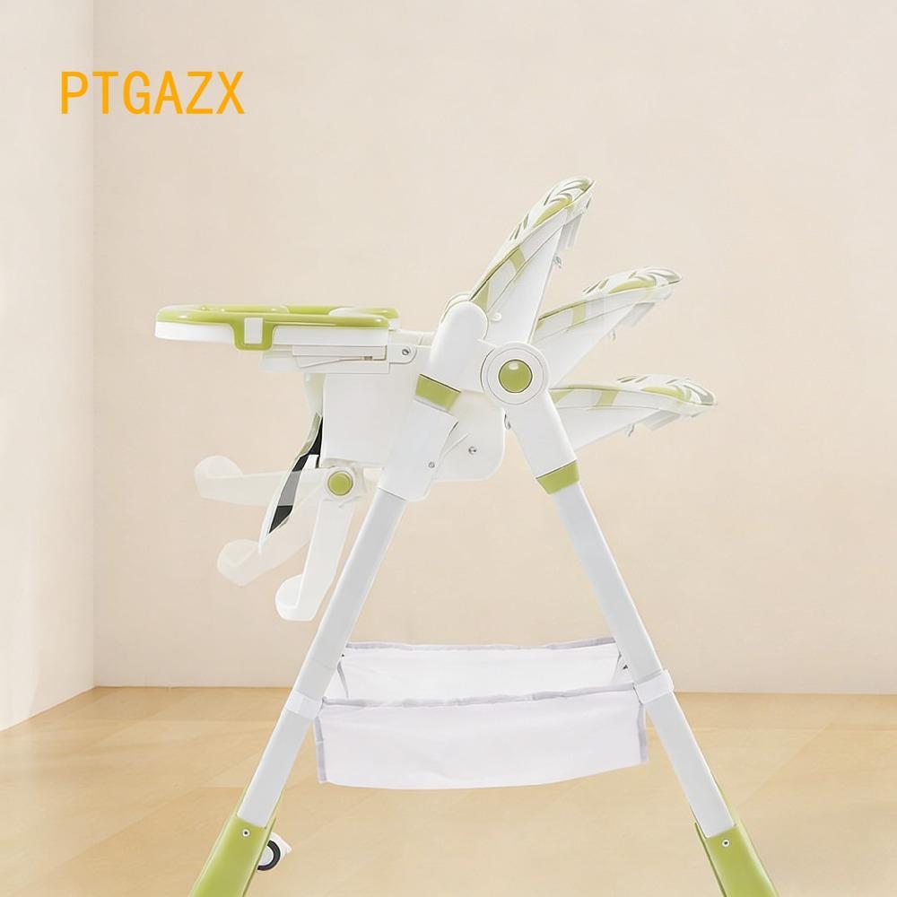 Adjustable Luxury Foldable Highchair - 5-Position Height, 3 Recline & Easy-Clean Tray | Grow-with-Me Baby Chair from 6 Months to 3 Years [Plus A Free Gift]