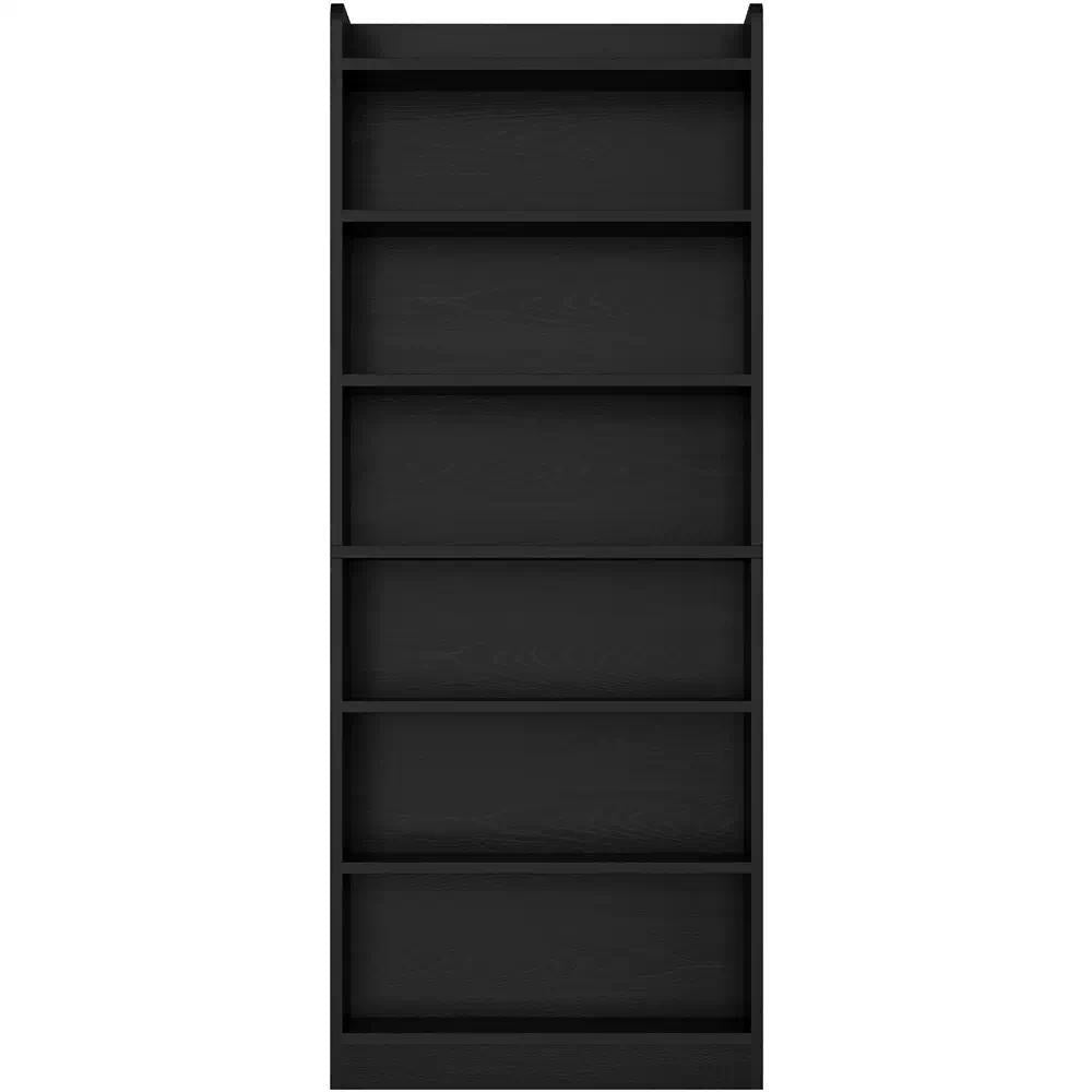 `Modern Tall Slim Open Bookcase, Freestanding Display Storage Shelf with Adjustable Shelves & Anti‑Tip Wall Anchor, Multi‑Purpose Unit for Books, Plants & Home Decor, Bedroom Living Room Office Study`