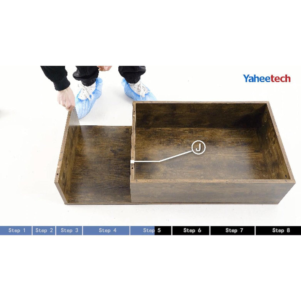 【NS】Lift Top Coffee Table, Industrial Style Coffee Table with Hidden Storage & Adjustable Storage Shelf, Center Table Sofa Table for Living Room, 100x48x45cm, Rustic Brown