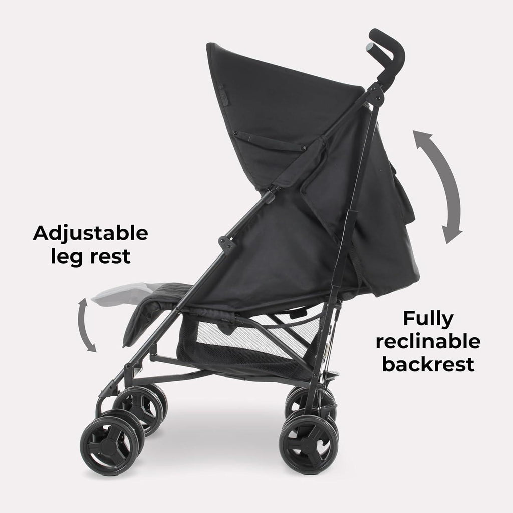 Lightweight Stroller for Baby to Toddler (Birth-4 Years, up to 22kg), Compact Umbrella Fold, Travel Buggy in Pink [Plus A Free Gift]