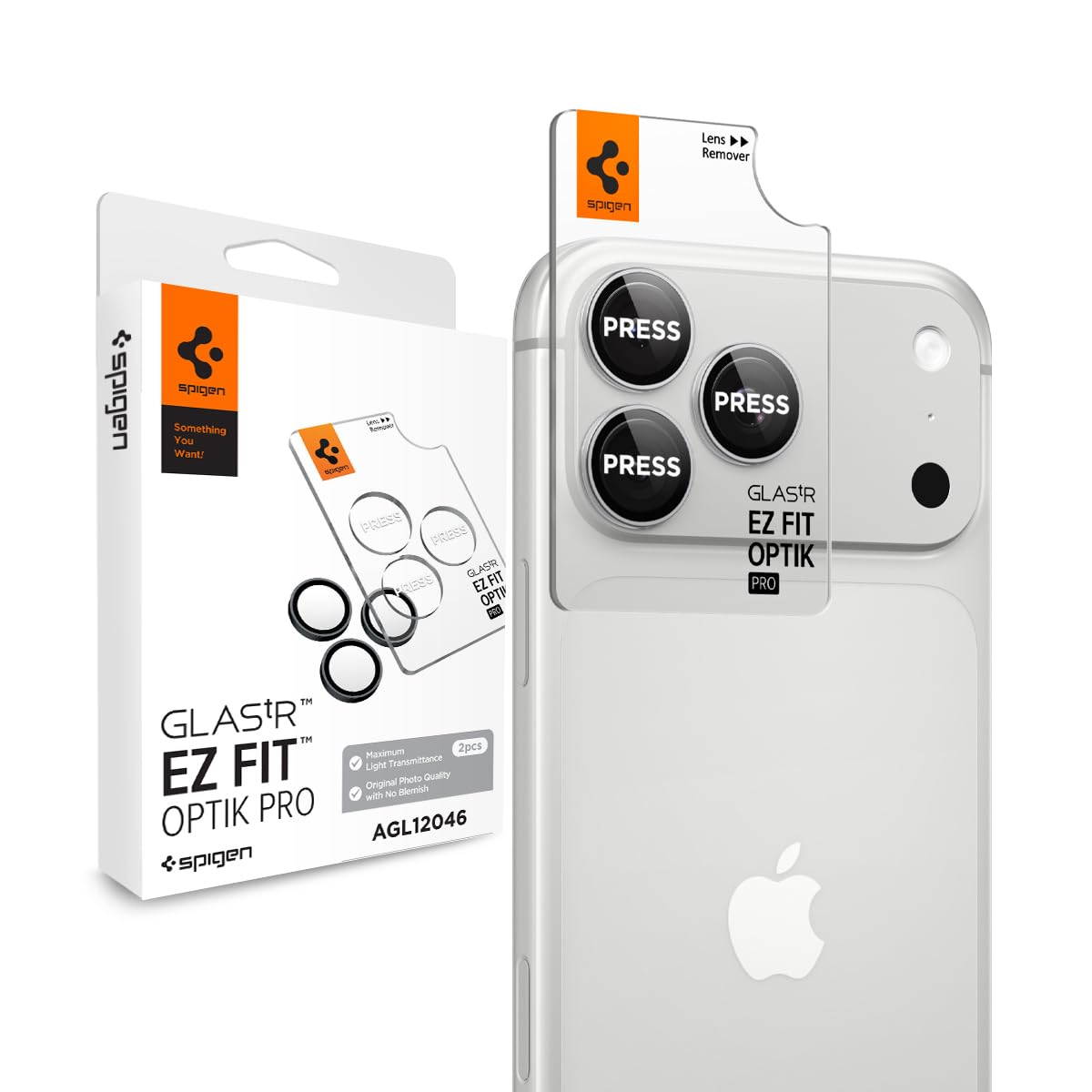 VEN-Spigen Optik Pro [2P] Camera Lens Protector for iPhone 18 Pro Max/ 18 Pro