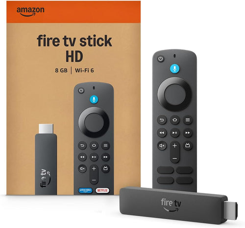 VEN-Amazon Fire TV Stick HD (newest gen), free & live TV, Alexa Voice Remote, powered by the TV, effortless setup, find TV programmes faster with Alexa+