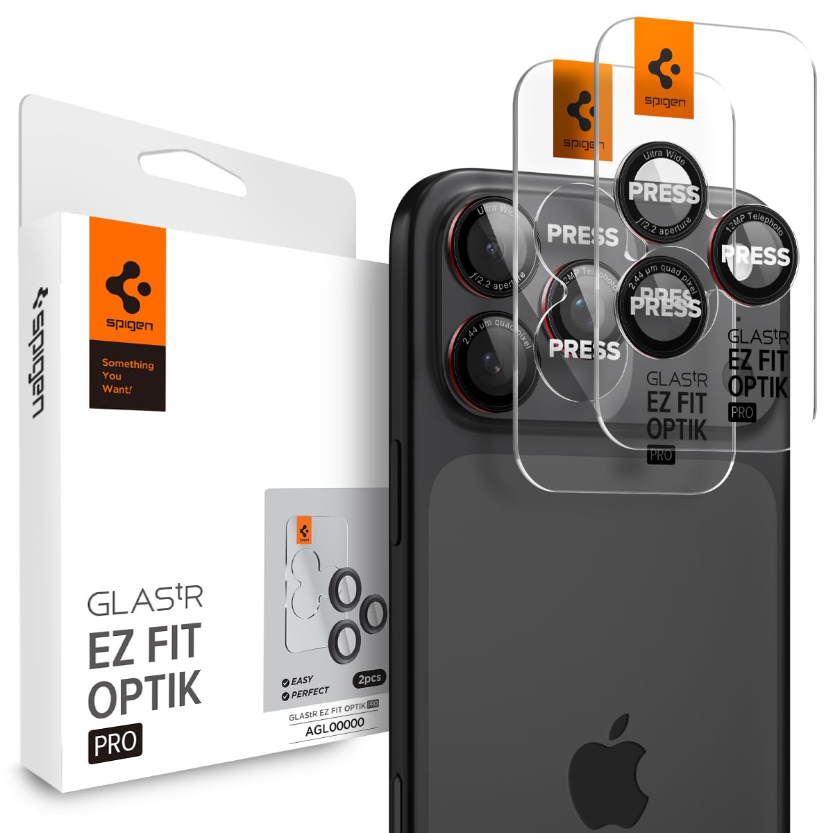 VEN-Spigen Optik Pro [2P] Camera Lens Protector for iPhone 18 Pro Max/ 18 Pro