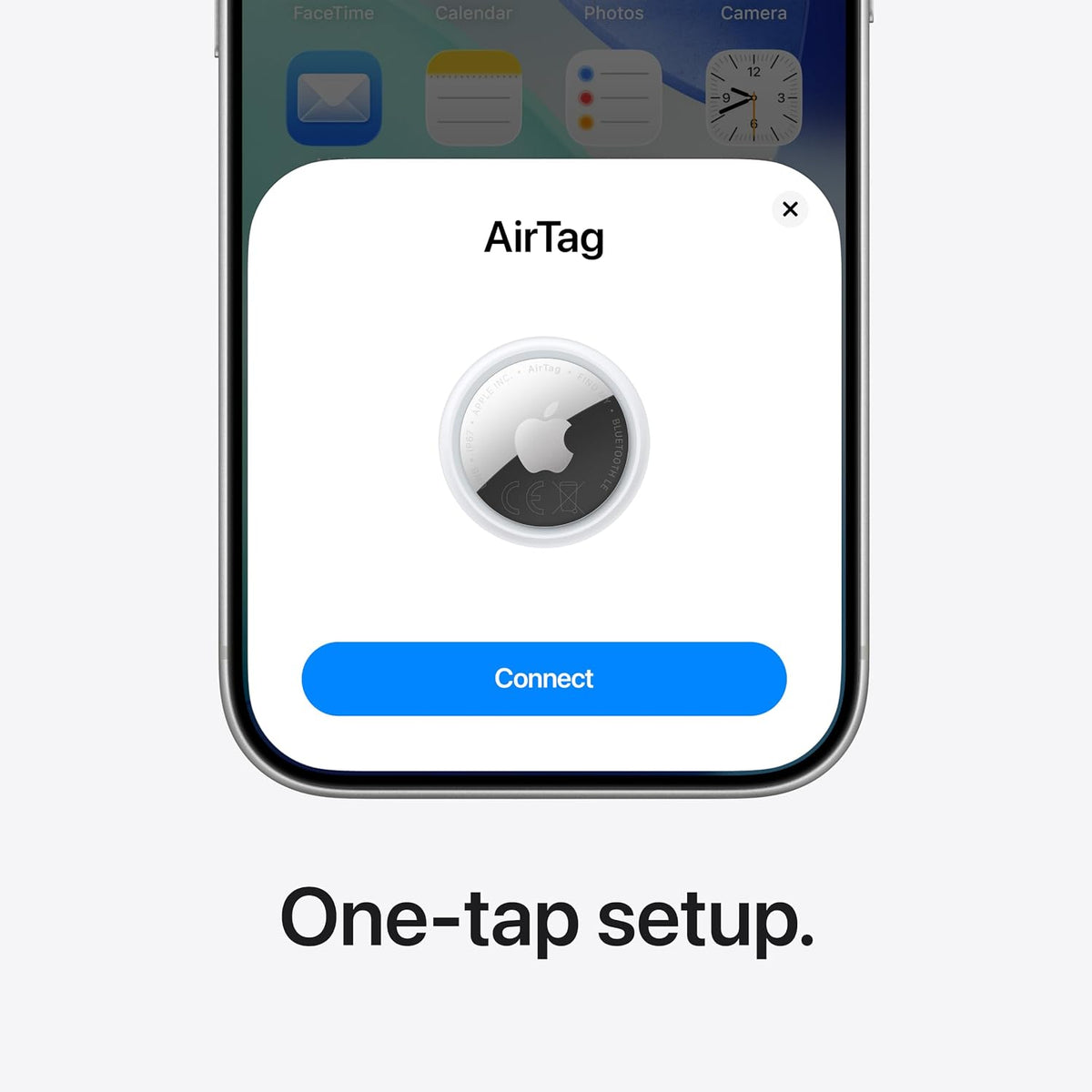 VEN-Apple AirTag (2nd generation): Tracker for Keychain, Wallet and More; Locator with Sound; Simple One-Tap Setup with iPhone or iPad; Key Finder with up to 1.5x Precision Finding Range
