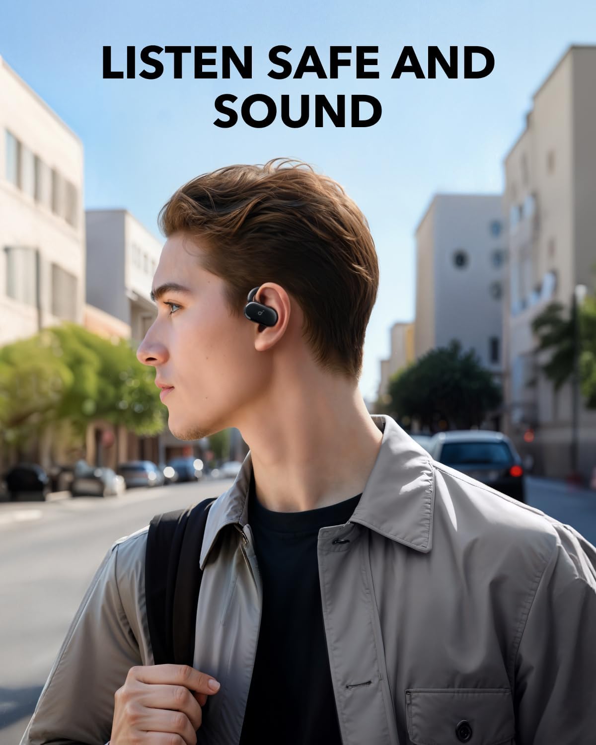 VEN-soundcore Anker V20i, Open-Ear Wireless Headphone, Adjustable Ear Hooks