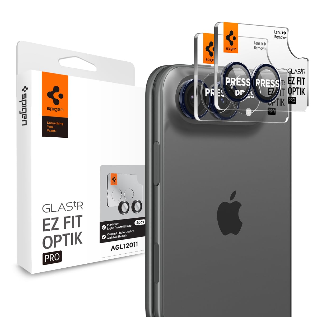 VEN-Spigen Optik Pro [2P] Camera Lens Protector for iPhone 18 Pro Max/ 18 Pro