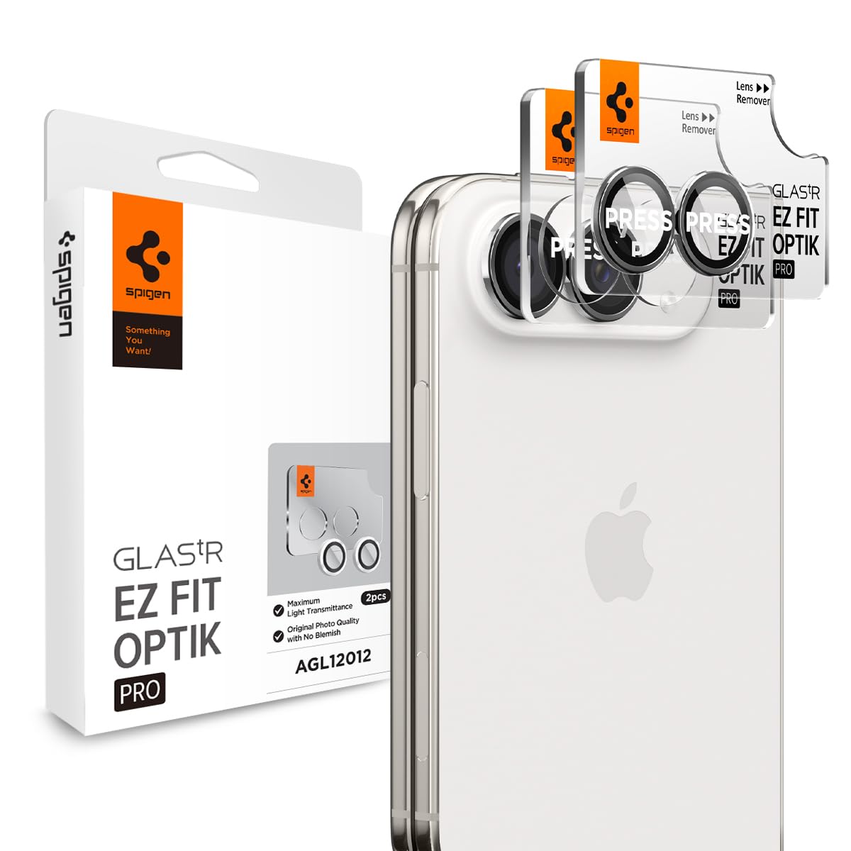 VEN-Spigen Optik Pro [2P] Camera Lens Protector for iPhone 18 Pro Max/ 18 Pro