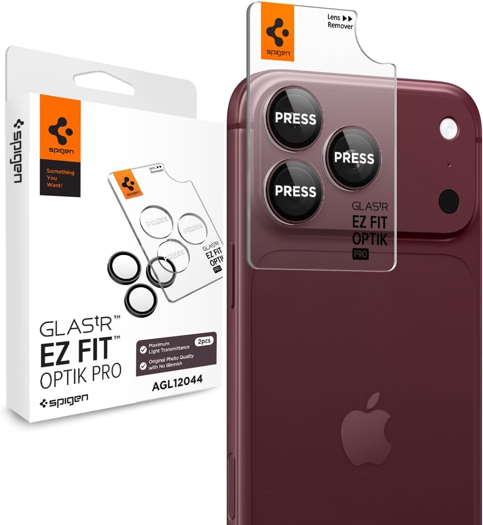 VEN-Spigen Optik Pro [2P] Camera Lens Protector for iPhone 18 Pro Max/ 18 Pro
