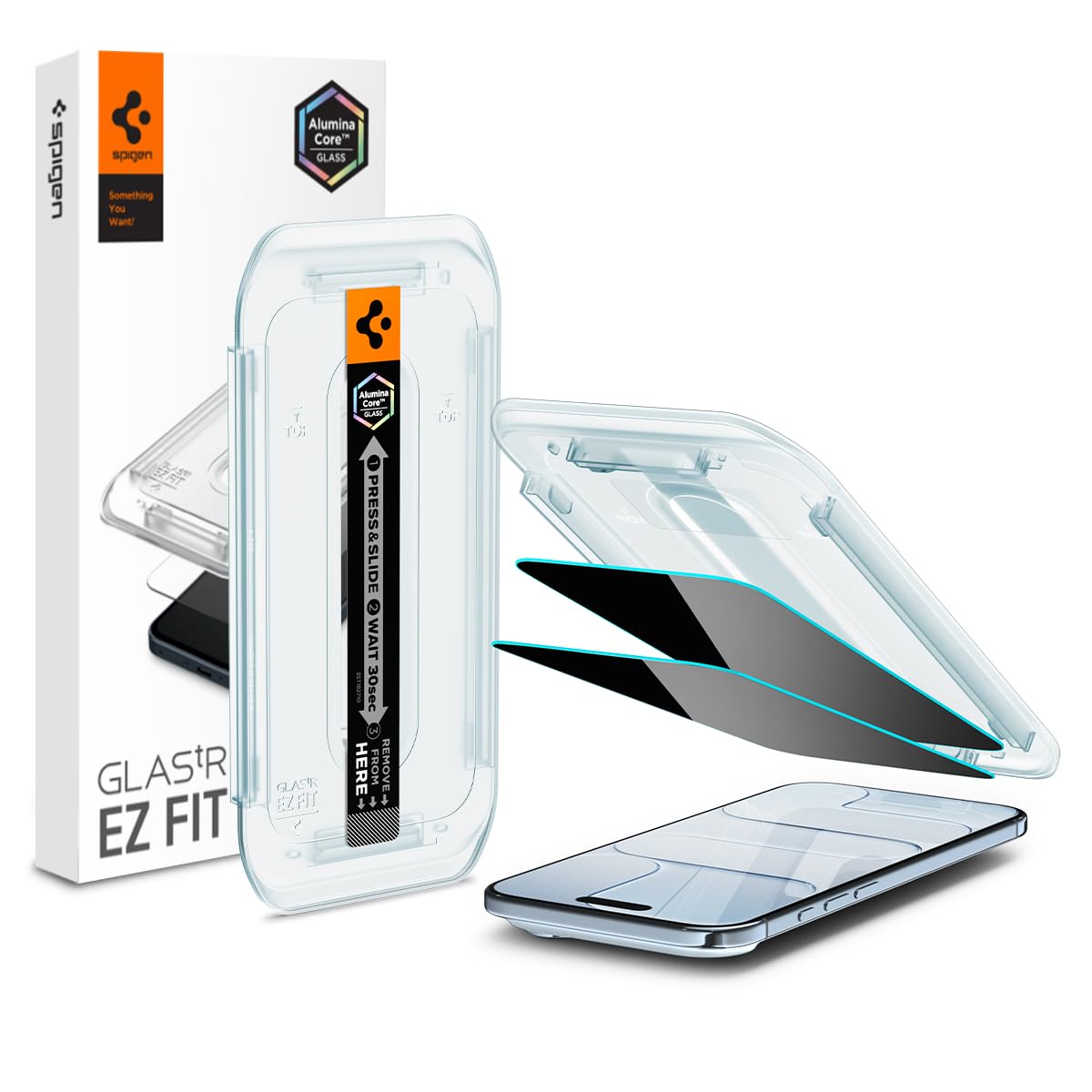 VEN-Spigen EZ Fit Pro Privacy [2P] Screen Protector for iPhone 18 Pro Max