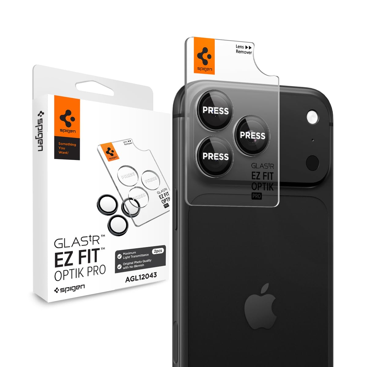 VEN-Spigen Optik Pro [2P] Camera Lens Protector for iPhone 18 Pro Max/ 18 Pro