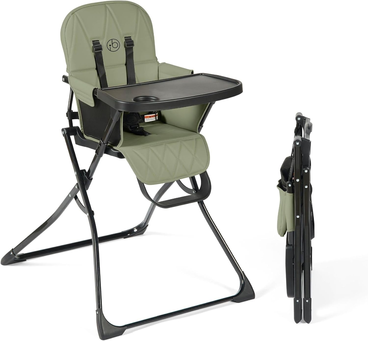 Ickle Bubba Flip Magic Fold Highchair (Sage Green)