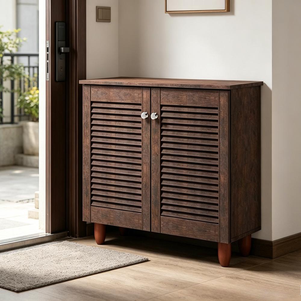 Foldable Shoe Storage Cabinet, Contemporary Shoe Organizer with Space-Saving Shelves, Durable High-Grade Material, Easy Assembly, Ideal for Hallway, Bedroom, Closet