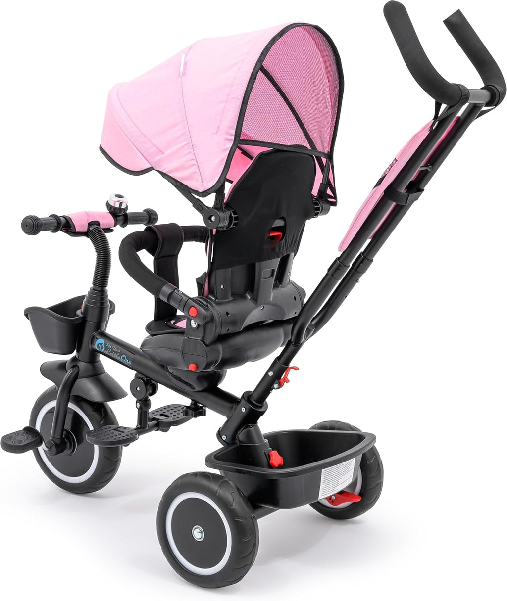 【NS】Foryourlittleone Trike V3 Tricycle Baby Push with Parent Handle Bike 9 Months to 5 Years | For-Your-Little-One Trike with Parent Handle, Multi-Functional Tricycle