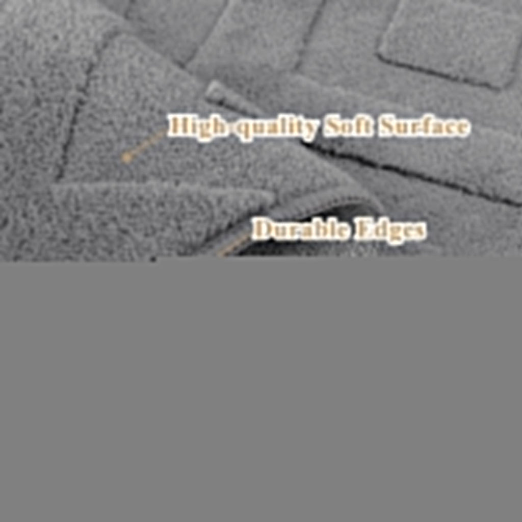 Premium Beige Washable Rug 160x230cm - Ultra Soft Short Pile & Non-Slip Backing | Modern Geometric Living Room/Bedroom/Office Carpet