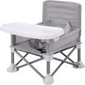 Baby Booster Seat Highchair Portable Seat Chair| Compact Fold with Straps for Indoor/Outdoor Use| Great for Camping Beach Lawn |Toddlers Kids Boys Girls (Neutral) baby  chair