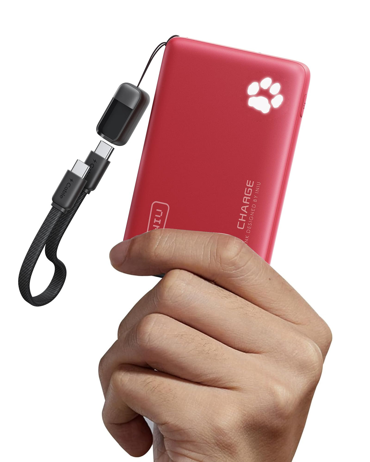 VEN-INIU 45W Fast Charging Power Bank, 40% Smaller 10000mAh Portable Charger