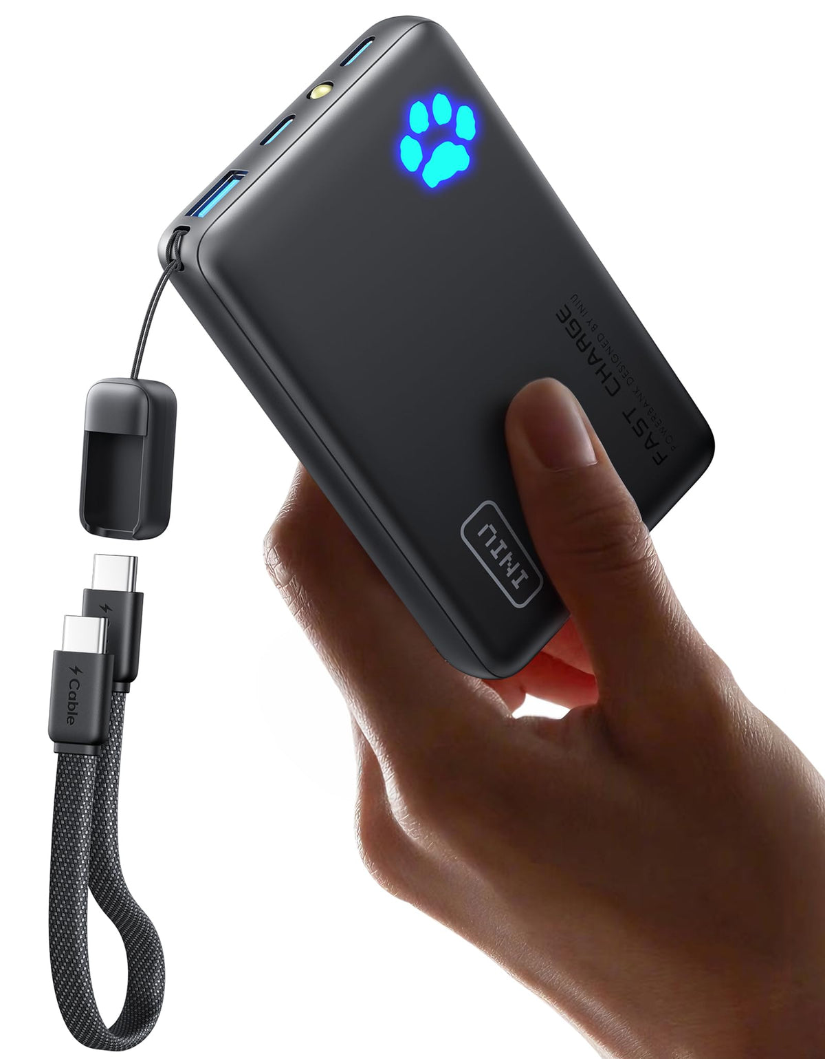VEN-INIU 45W Fast Charging Power Bank, 40% Smaller 10000mAh Portable Charger