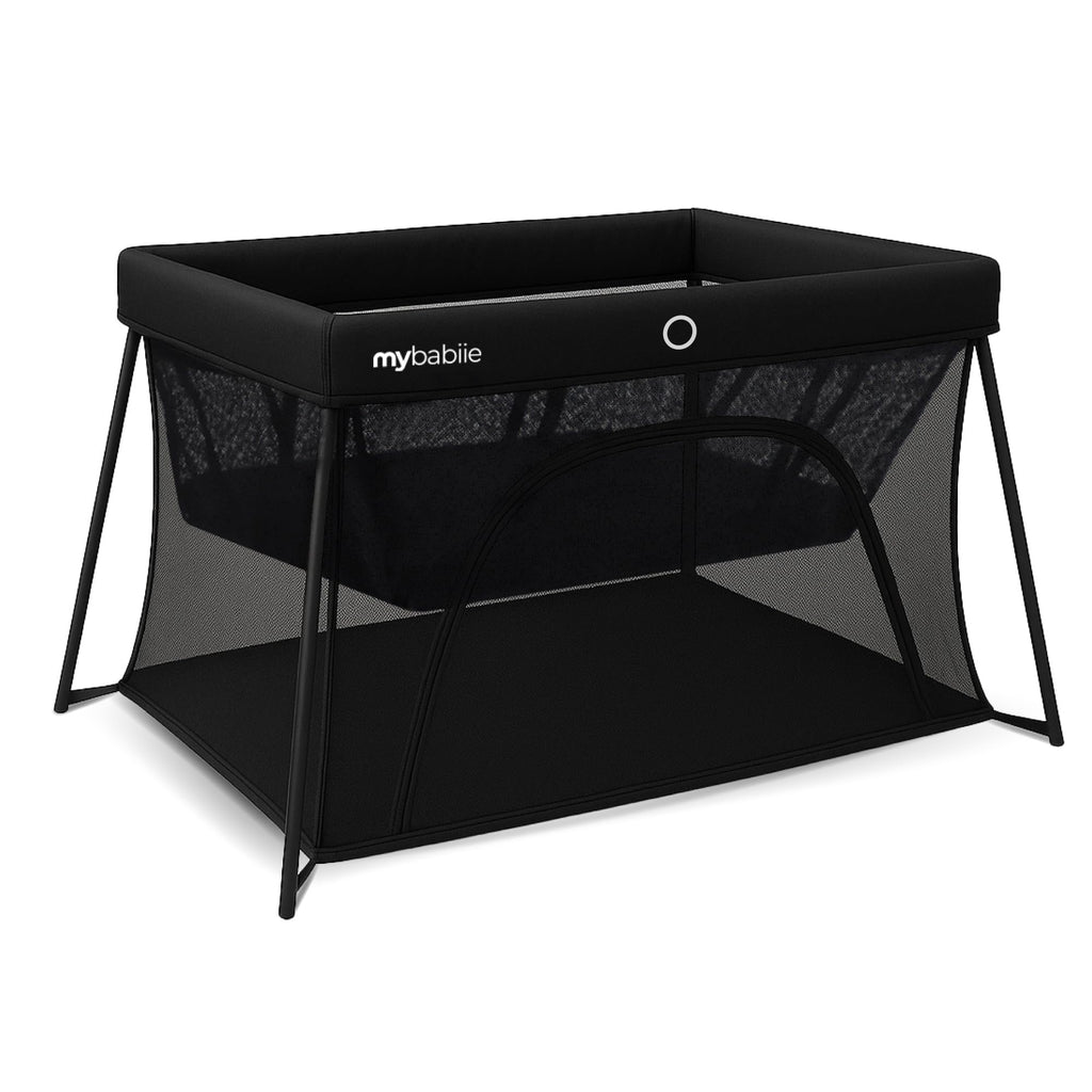 My Babiie MBTC3 Air-Light 3-in-1 Travel Cot, Bassinet, Playpen - Lightweight, from Birth to 15kg, Foldable, Travel Bag, Padded Mattress, Mesh Sides - Ivory