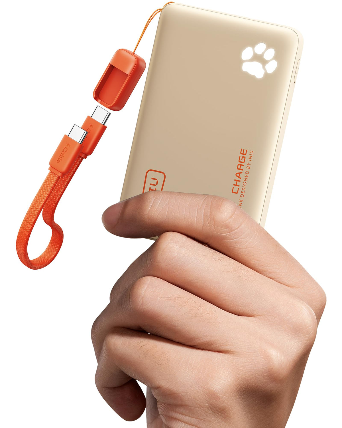 VEN-INIU 45W Fast Charging Power Bank, 40% Smaller 10000mAh Portable Charger