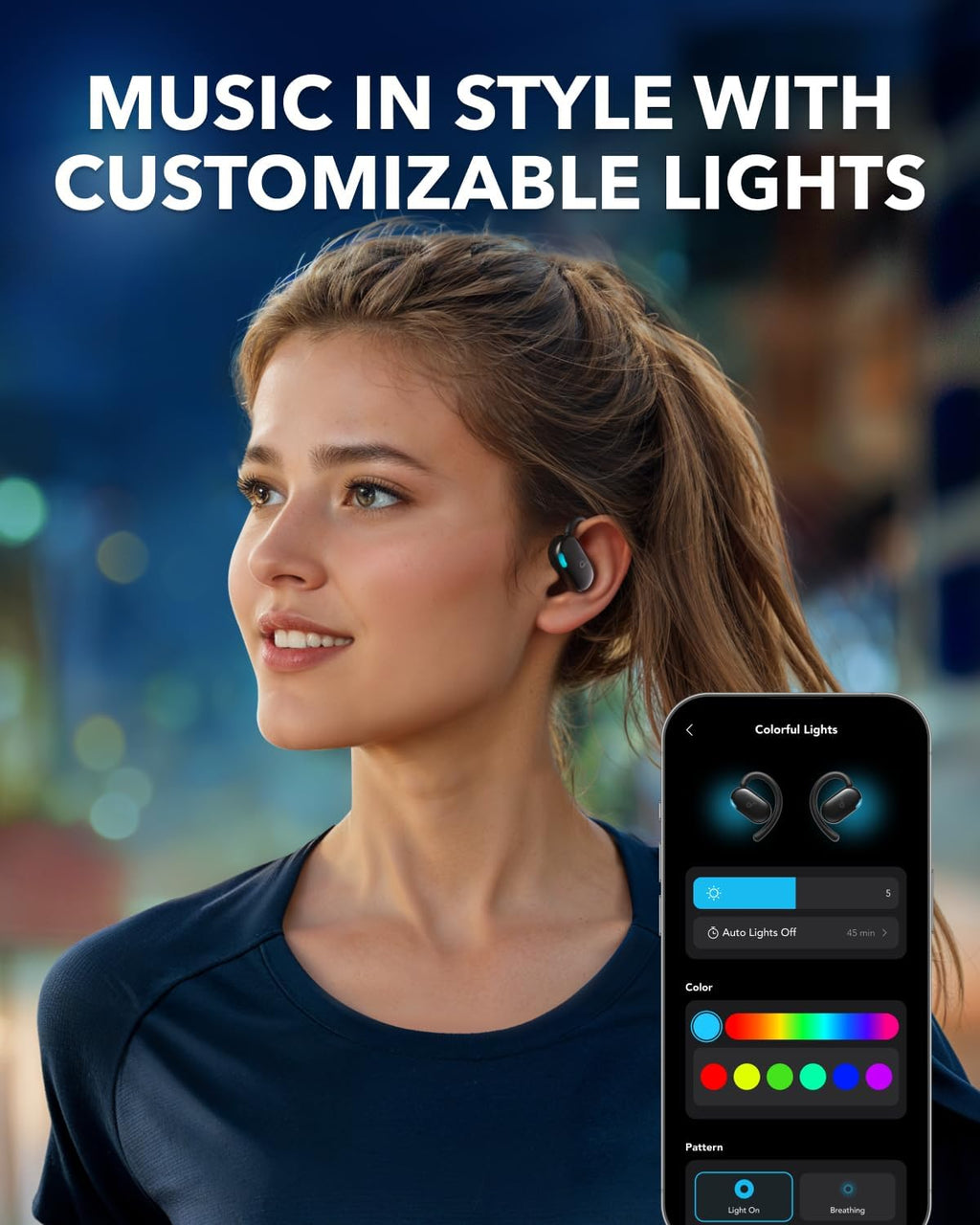 VEN-soundcore Anker V20i, Open-Ear Wireless Headphone, Adjustable Ear Hooks