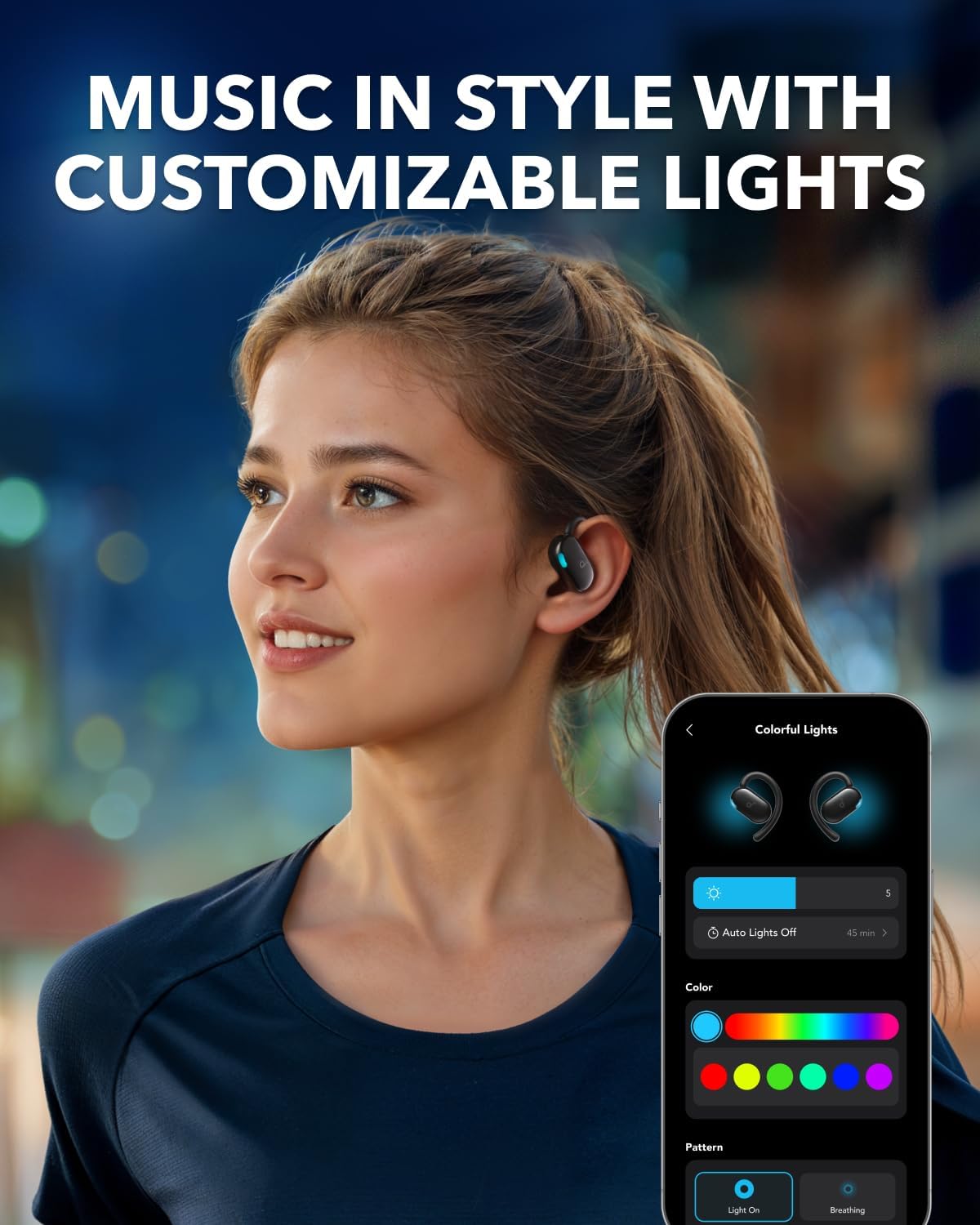 VEN-soundcore Anker V20i, Open-Ear Wireless Headphone, Adjustable Ear Hooks