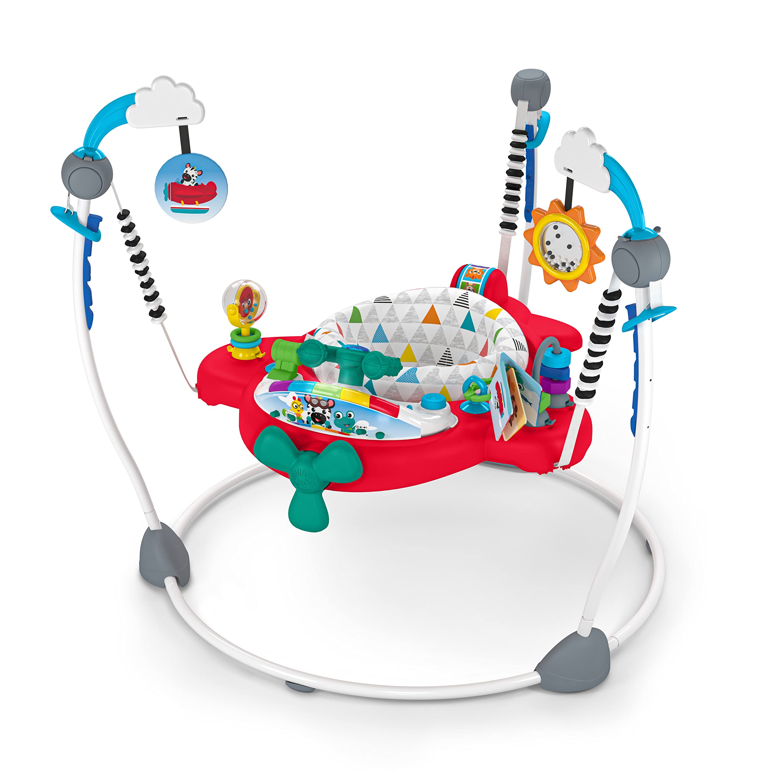 Baby Einstein, Ocean Explorers Curiosity Cove 2-in-1 Educational Activity Jumper and Floor Toy, Ages 6-12 Months
