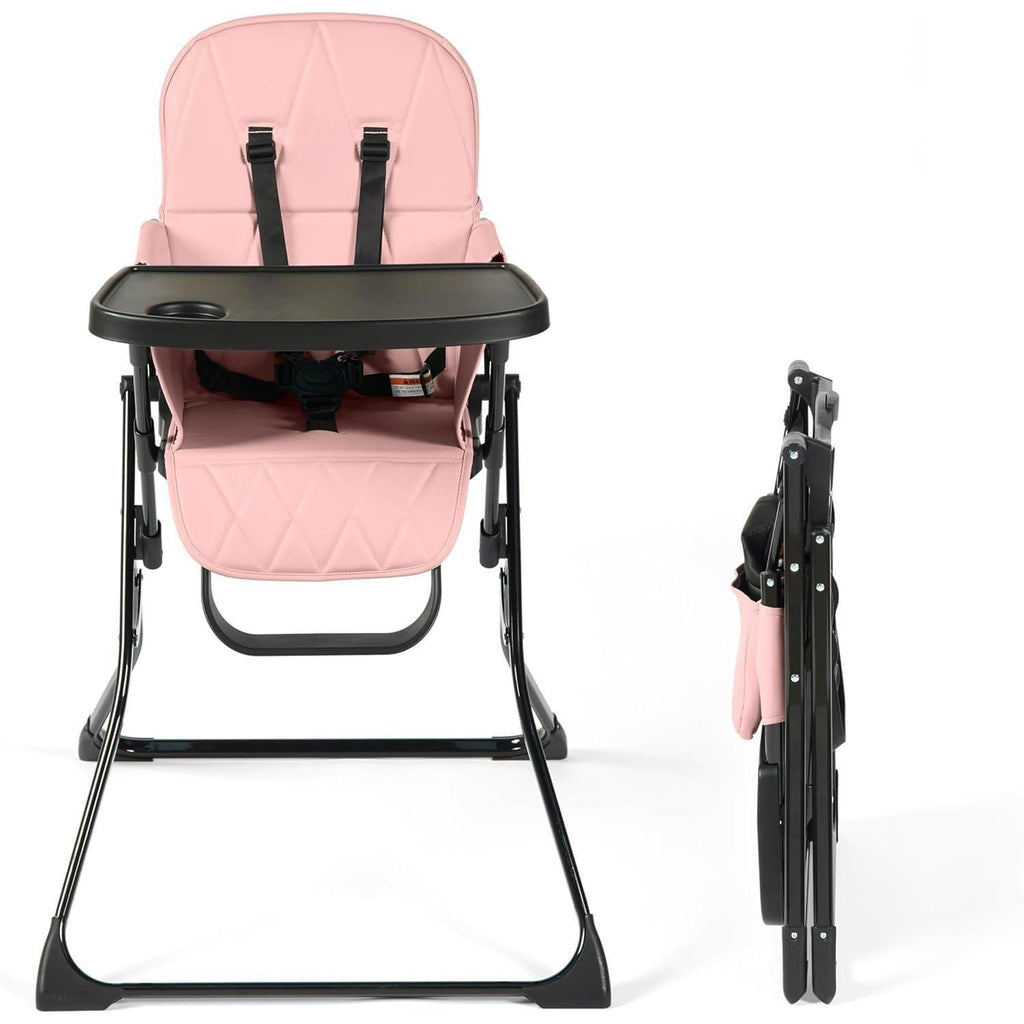 【NS】Flip Magic Fold Highchair (Sage Green) – Suitable from Sitting Up to 15kg, 5-Point Safety Harness, Removable Tray, Quick One-Hand Fold, Compact Slimline Design for Easy Storage