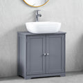 Bath Vida Priano Freestanding 2 Door Under Sink Cabinet, Grey & Oak