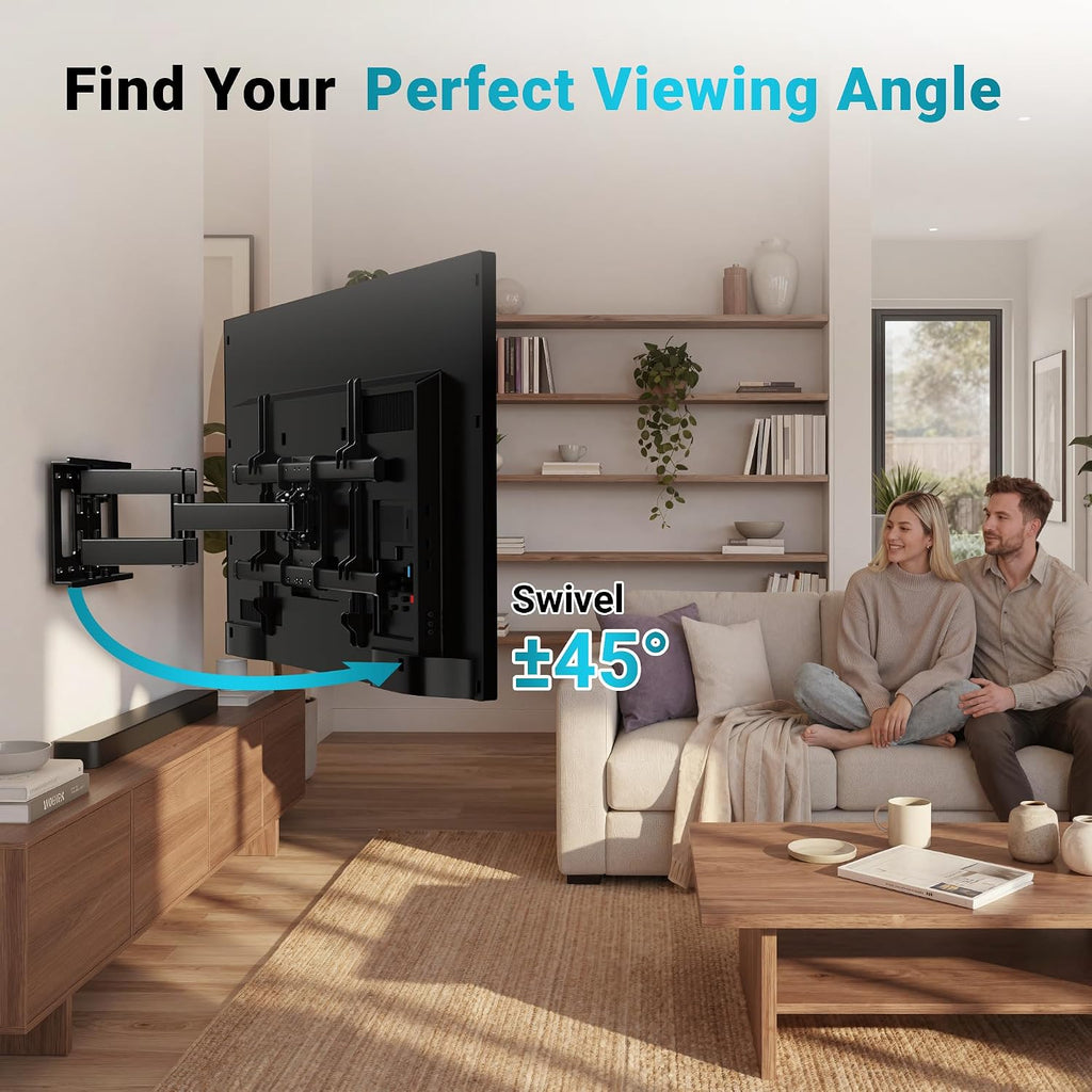VEN-BONTEC TV Wall Bracket for 32-85 Inch TVs, Full Motion TV Wall Mount, 60 kg