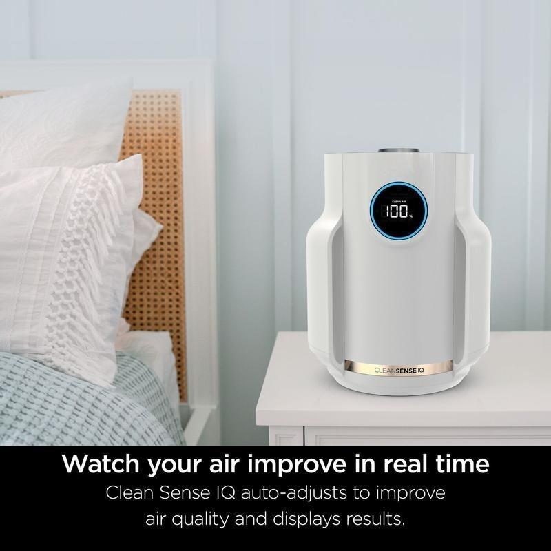 【NS】Air Purifier with HEPA Filter - 99.97% Allergen Removal for Dust, Pollen & Pet Dander, Covers 23sqm, Ultra Quiet with LED Display, Ideal for Home, Bedroom, Office [Plus A Free Gift]