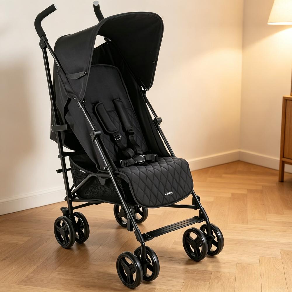 Lightweight Stroller for Baby to Toddler (Birth-4 Years, up to 22kg), Compact Umbrella Fold, Travel Buggy in Pink [Plus A Free Gift]