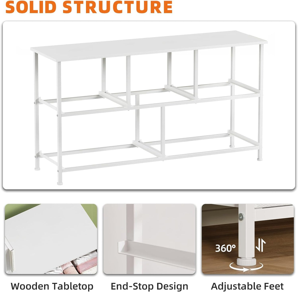 5 Drawers Faux Leather Chest of Drawers Wide Storage Organiser Dresser White Multi-Use Nightstand TV Stand Cabinet for Bedroom Closet Nursery Entryway Hallway 30 x 100 x 55 cm