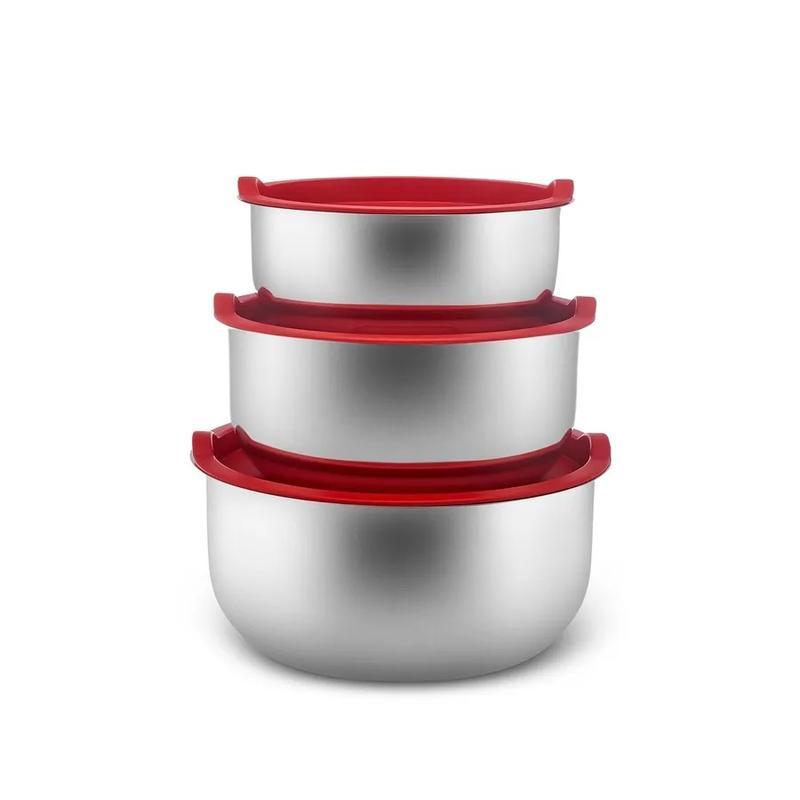 Store 13-Piece Stainless Steel Cookware Set, Even Heat Distribution, Long-Lasting Heat Retention Time-Saving Durable Kitchen Pots & Pans, Heat-Resistant Glass Lids, Induction Compatible, Dishwasher Safe Silver Cooking Ware Set