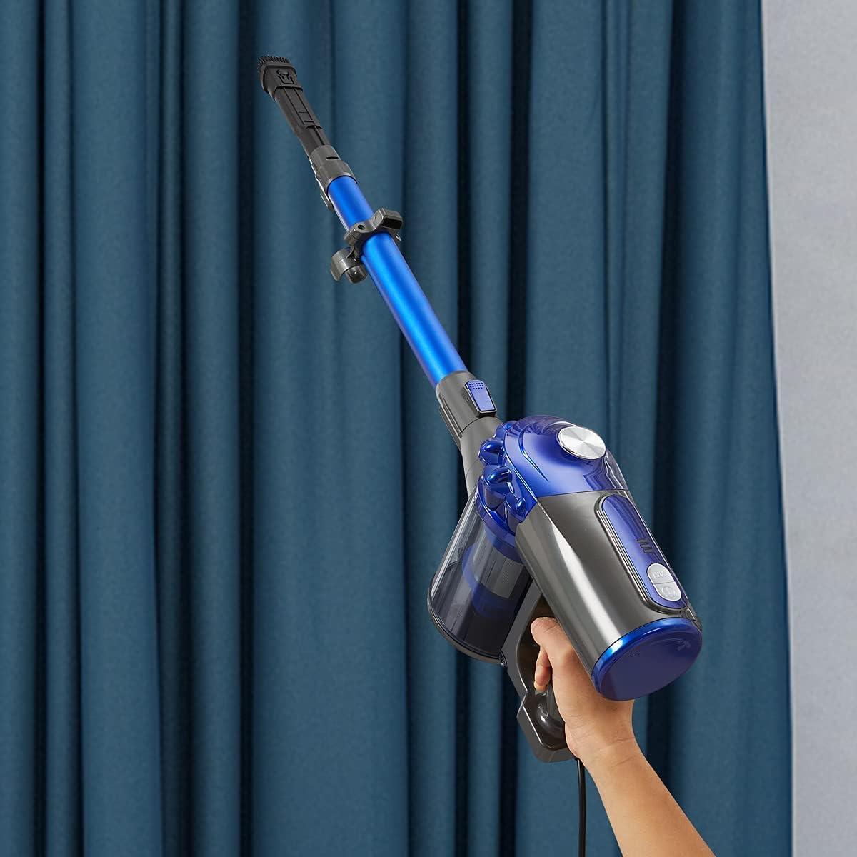 Cordless Vacuum Cleaner Upright Handheld Stick Lightweight Rechargeable Lithium Battery Good for Carpet, Pet Hair (AKV8). Plus A Complimentary Gift