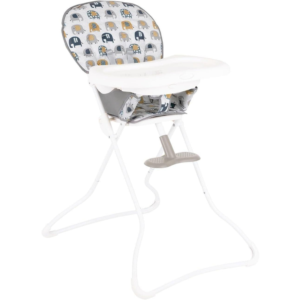 Adjustable Luxury Highchair - Ultra Lightweight (5.4kg) & Compact Fold | Space-Saving Design, Stands Alone When Folded [Plus A Free Gift]
