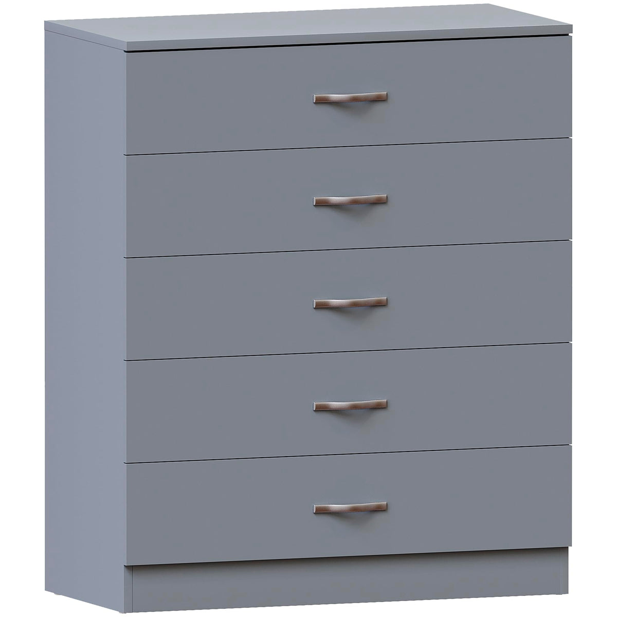 5 Drawer Chest of Drawers, Metal Handles and Runners, Anti-Bowing Drawer Support, Bedroom, Nursery Furniture,