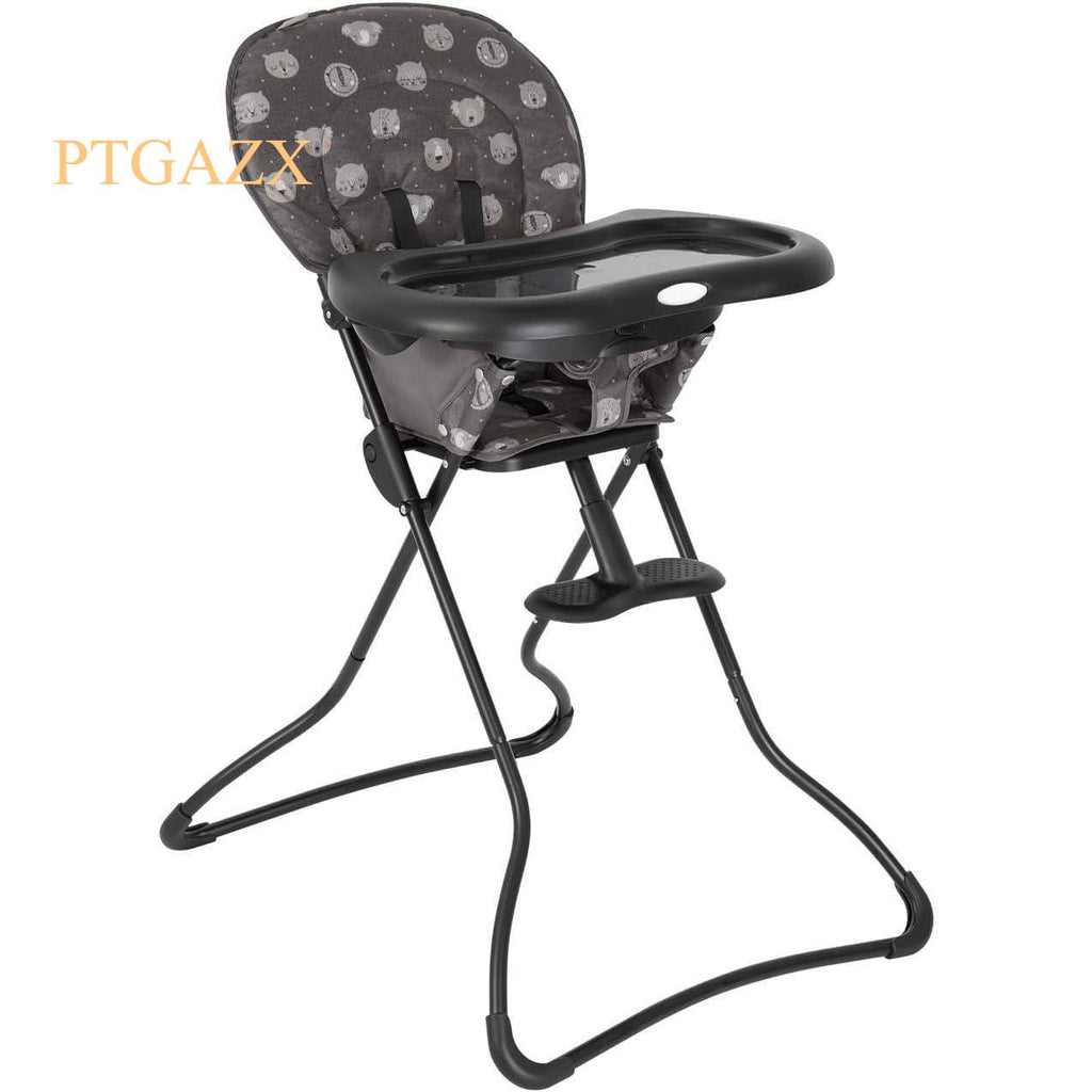 Adjustable Luxury Highchair - Ultra Lightweight (5.4kg) & Compact Fold | Space-Saving Design, Stands Alone When Folded [Plus A Free Gift]