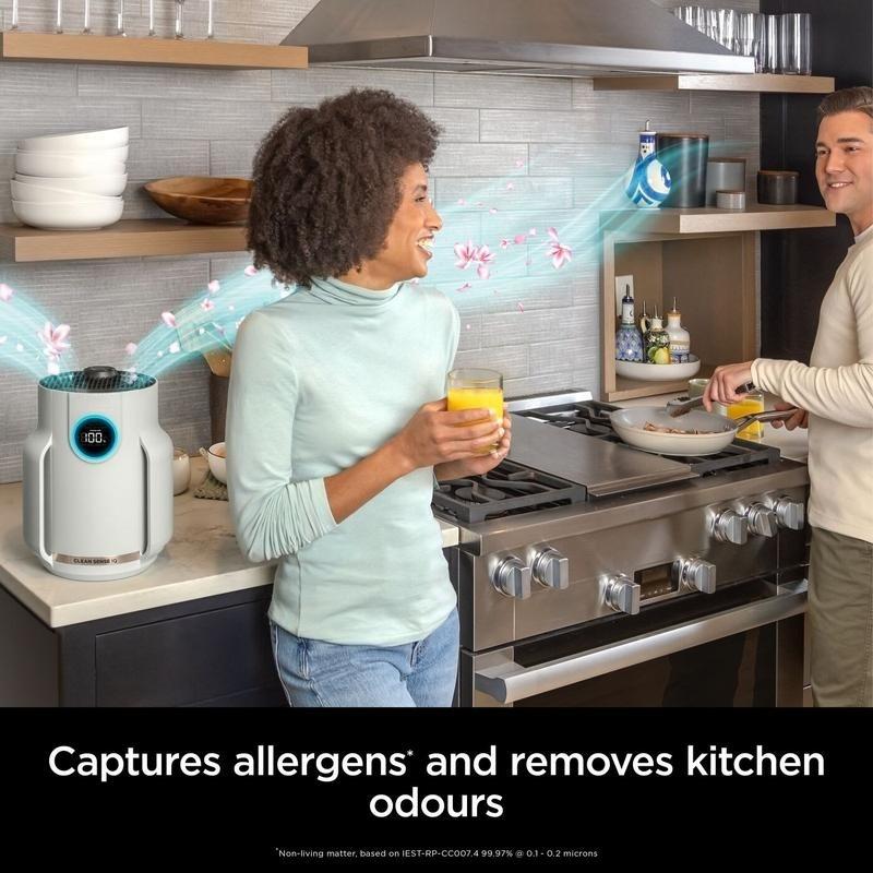 【NS】Air Purifier with HEPA Filter - 99.97% Allergen Removal for Dust, Pollen & Pet Dander, Covers 23sqm, Ultra Quiet with LED Display, Ideal for Home, Bedroom, Office [Plus A Free Gift]
